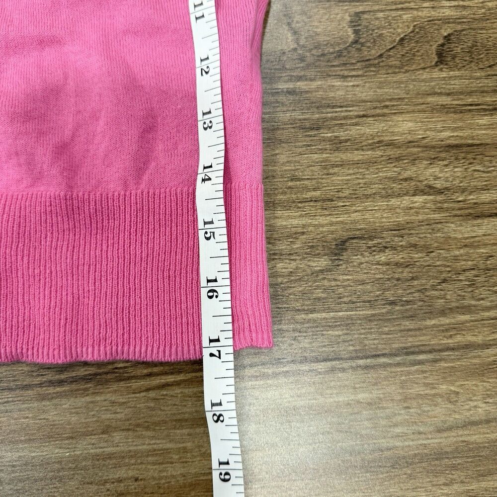 Champs Pink 100% Cotton Button Lightweight Cardigan Sweater Women Plus Size 3X - Picture 5 of 6